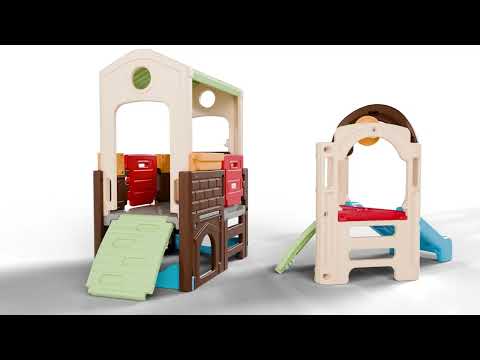 360 View | Young Explorers Discovery Playhouse and Activity Climber | Simplay3