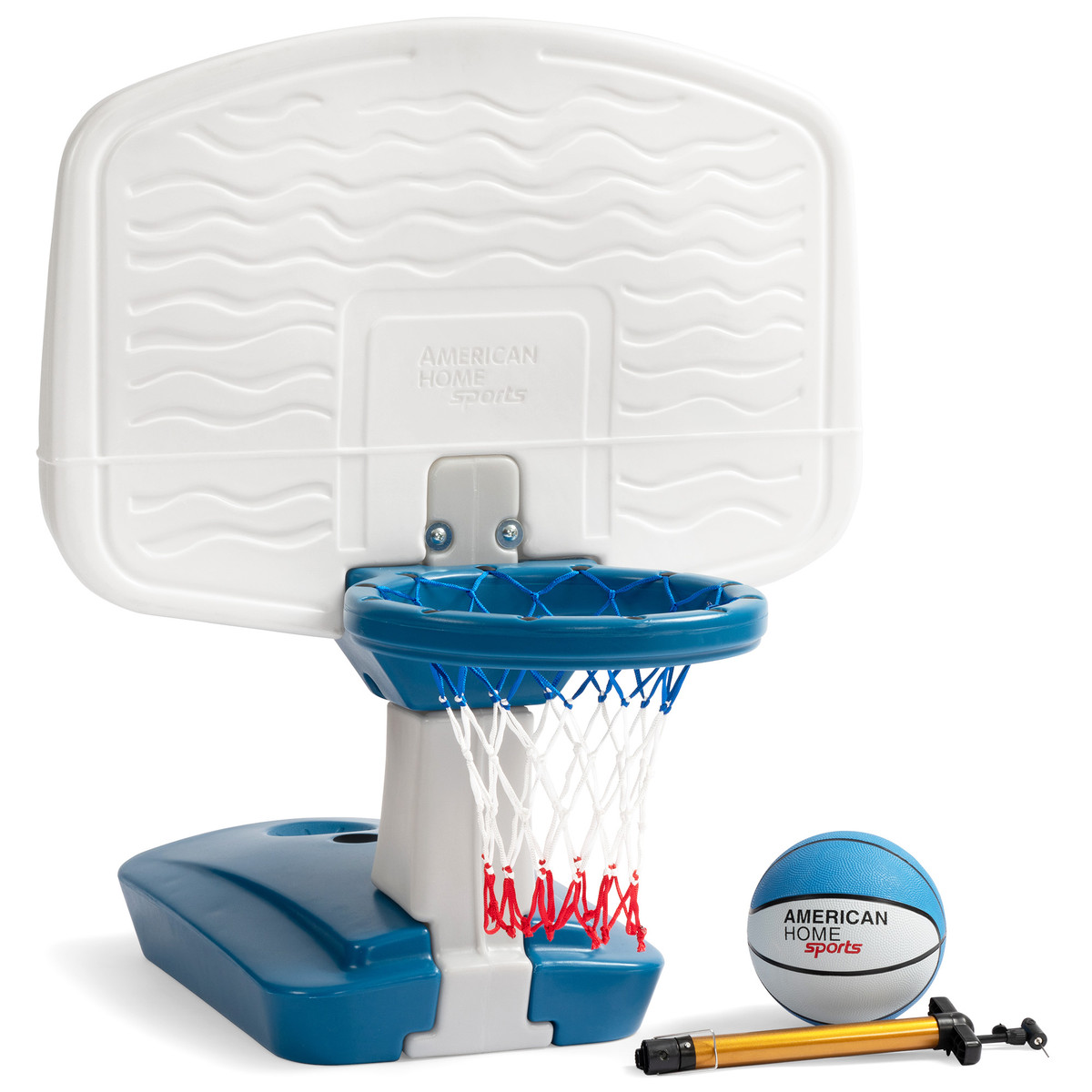 Pooltime Basketball Hoop and accessories including a ball and ball pump