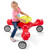 Little girl smiling on Simplay3 Boomerang Trike