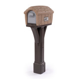 Back side of Mailbox showing back door with handle