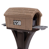 Classic Home Mailbox with front and rear door access for safety