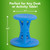 Simplay3 Big Wiggle Chair is the perfect size for kid's desks and activity tables