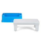 Simplay3 Play Around Storage Table with table top and storage bottom separated