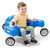 Toddler boy seated riding in the Simplay3 Galaxy Glider