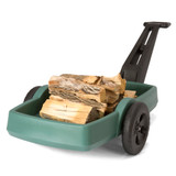 Simplay3 Flat Bed Cart hauling fire wood