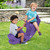 Kids can rock on the teeter totter outdoors or indoors