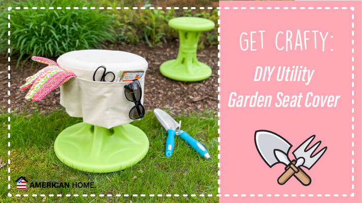 Get Crafty: DIY Utility Garden Seat Cover