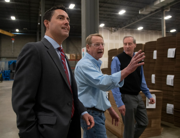 Ohio Secretary of State Frank LaRose Visits Simplay3 in Streetsboro